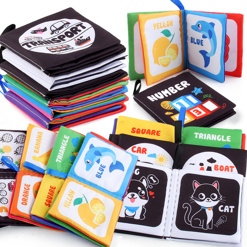 Kids Education Book - Livro de pano de bebê para