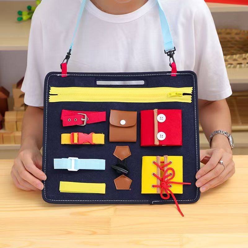 Kids Education Book - Montessori ocupado placa para crianças habilidades