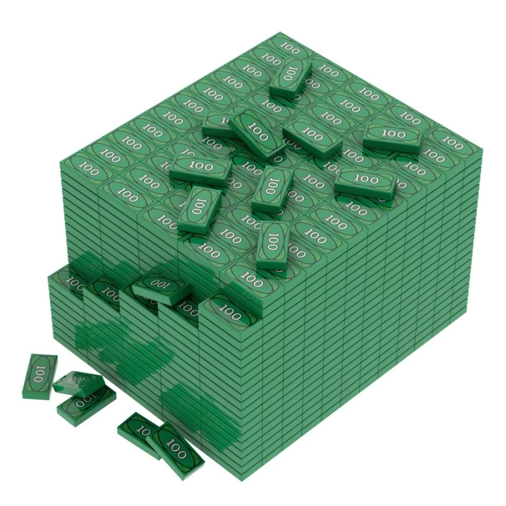 Kids Education Money - 20 Peças de Blocos de Montar