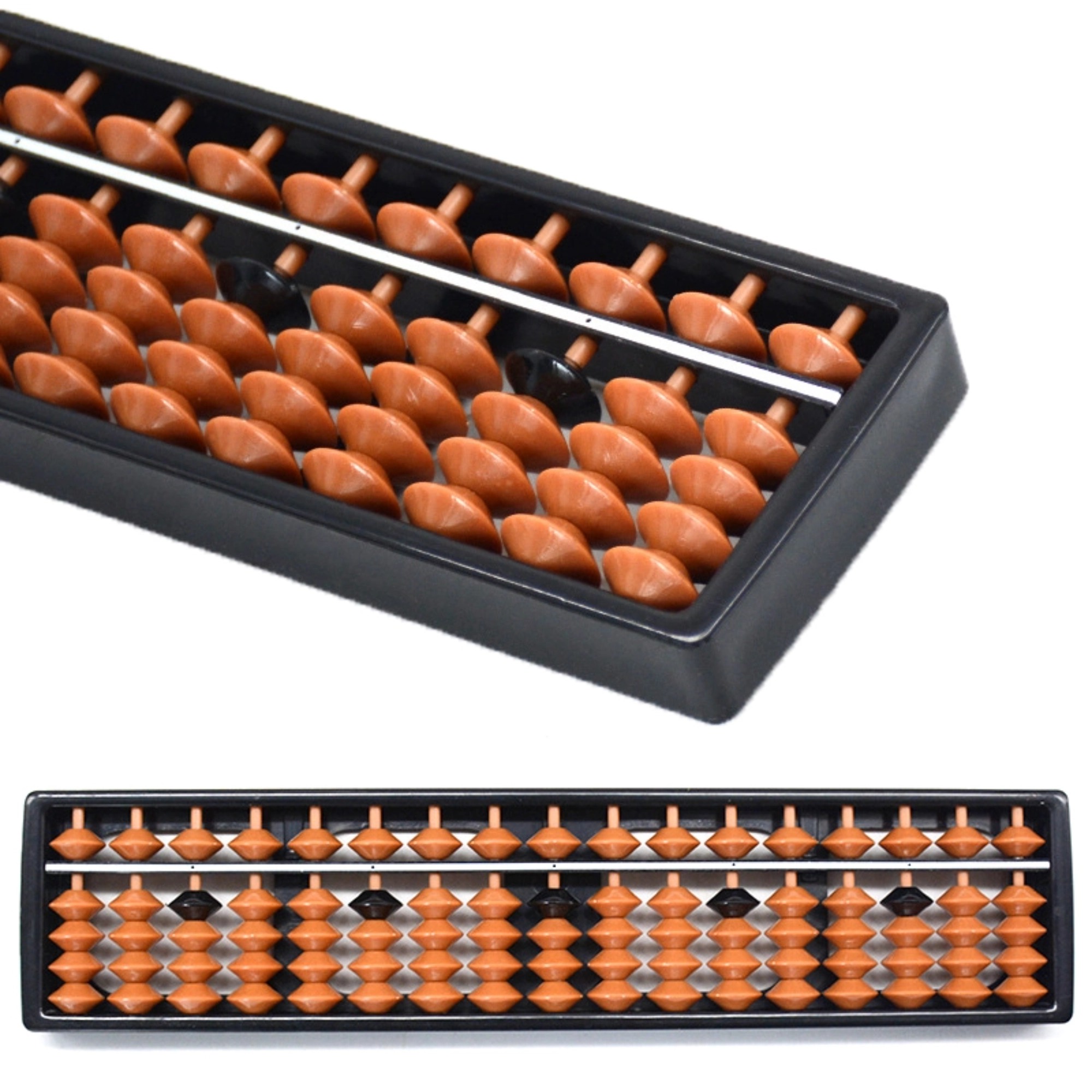Abacus Counting Bead - Hastes de 7/9/11/13/15/17 dígitos, ábaco padrão,