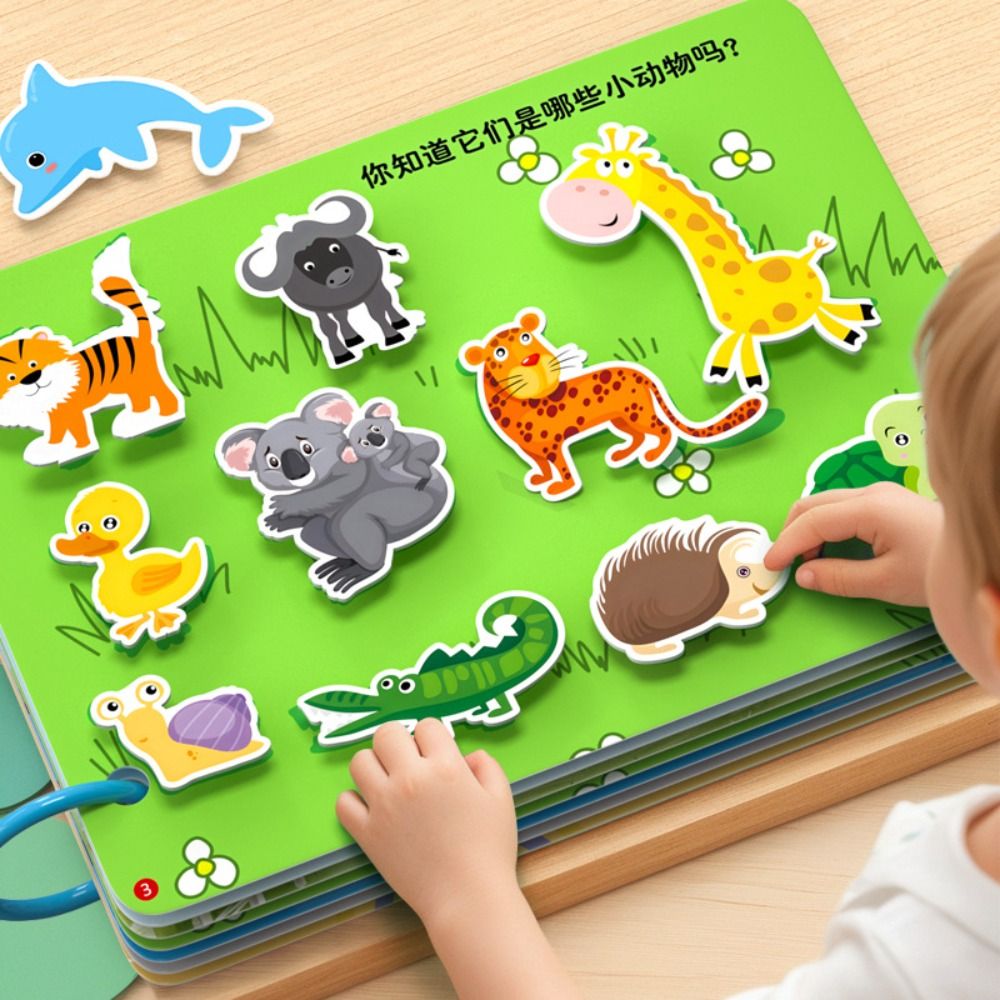 Kids Education Book - Durável 10 páginas livro de rasgo