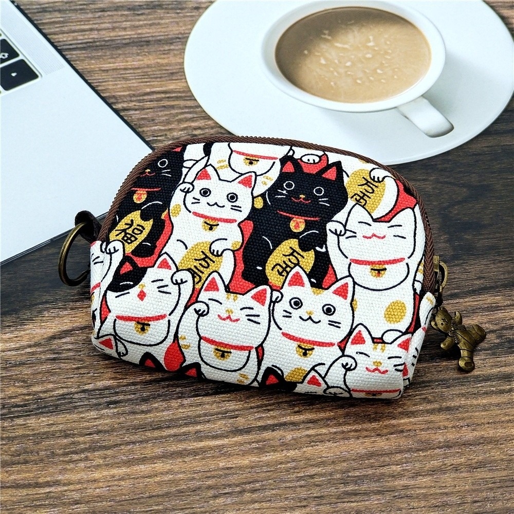 Kids Education Money - Portátil vintage moeda bolsa de lona