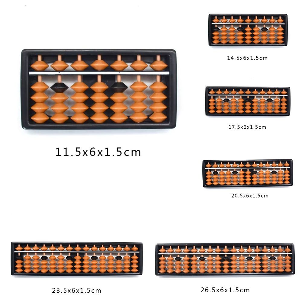 Abacus Counting Bead - Novo ábaco padrão de plástico 7/9/11/13/15/17