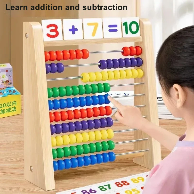 Brinquedo de contagem de madei - Abacus Counting Bead avaliação e preço