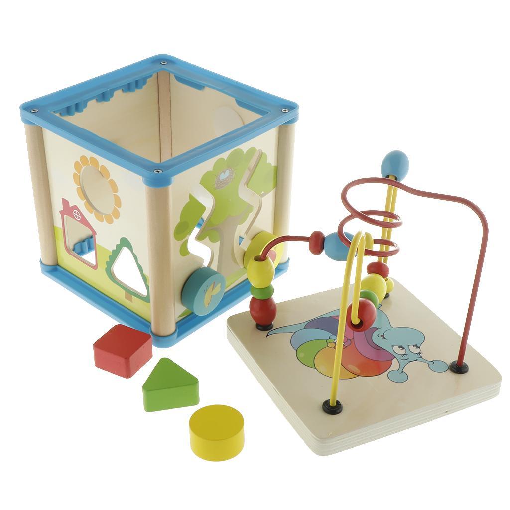 Cubo de Atividades de Madeira  - Abacus Counting Bead avaliação e preço