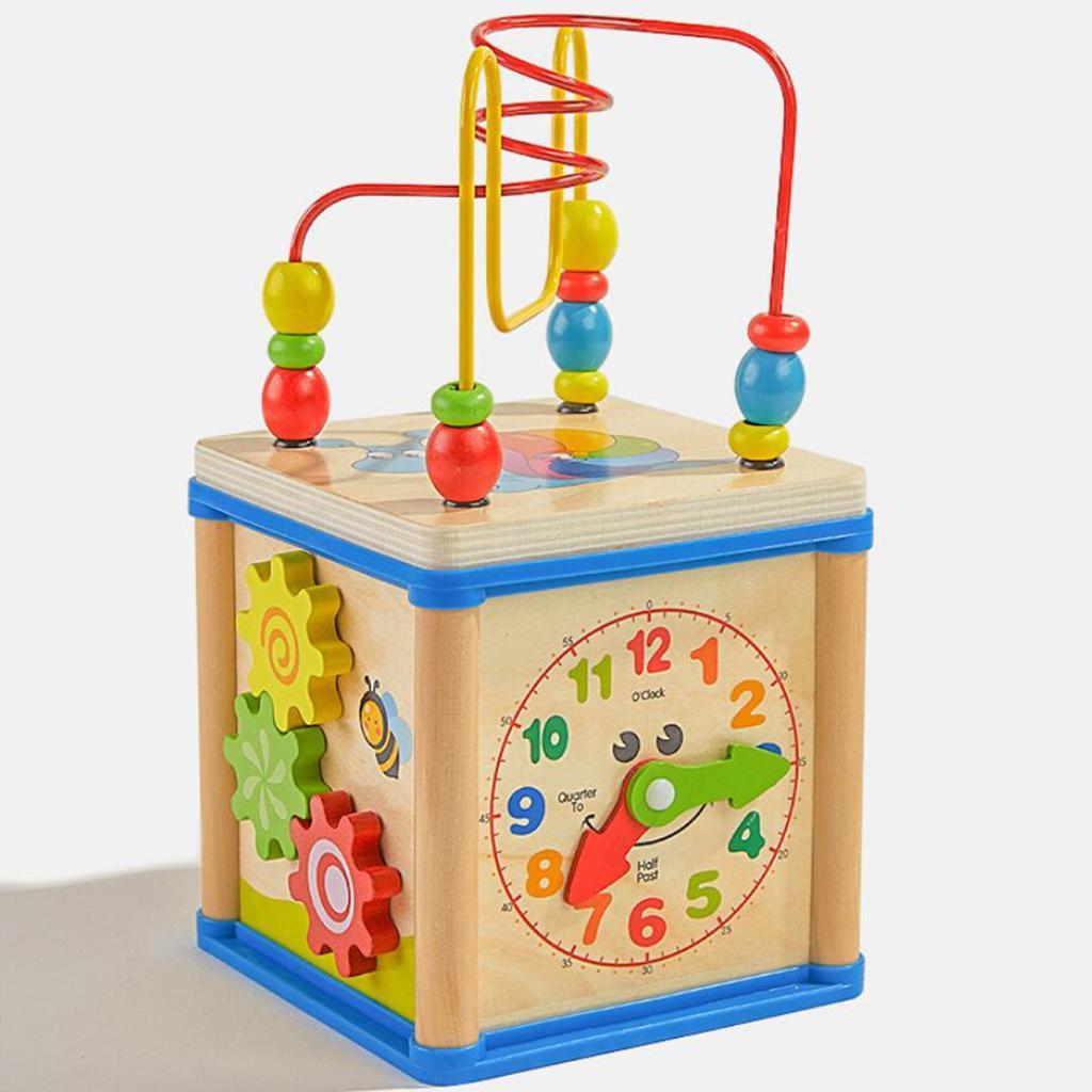 Cubo de Atividades de Madeira  - Abacus Counting Bead avaliação e preço