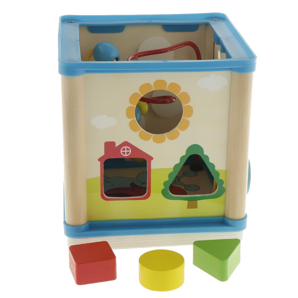 Cubo de Atividades de Madeira  - Abacus Counting Bead avaliação e preço