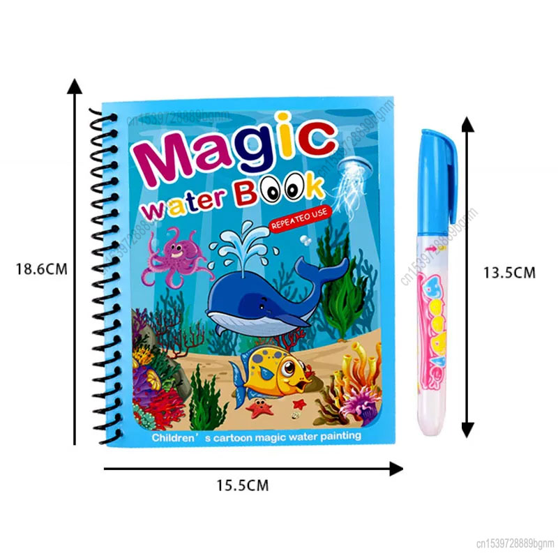 Pintura a água mágica dos dese - Kids Education Book avaliação e preço