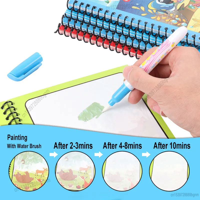Pintura a água mágica dos dese - Kids Education Book avaliação e preço