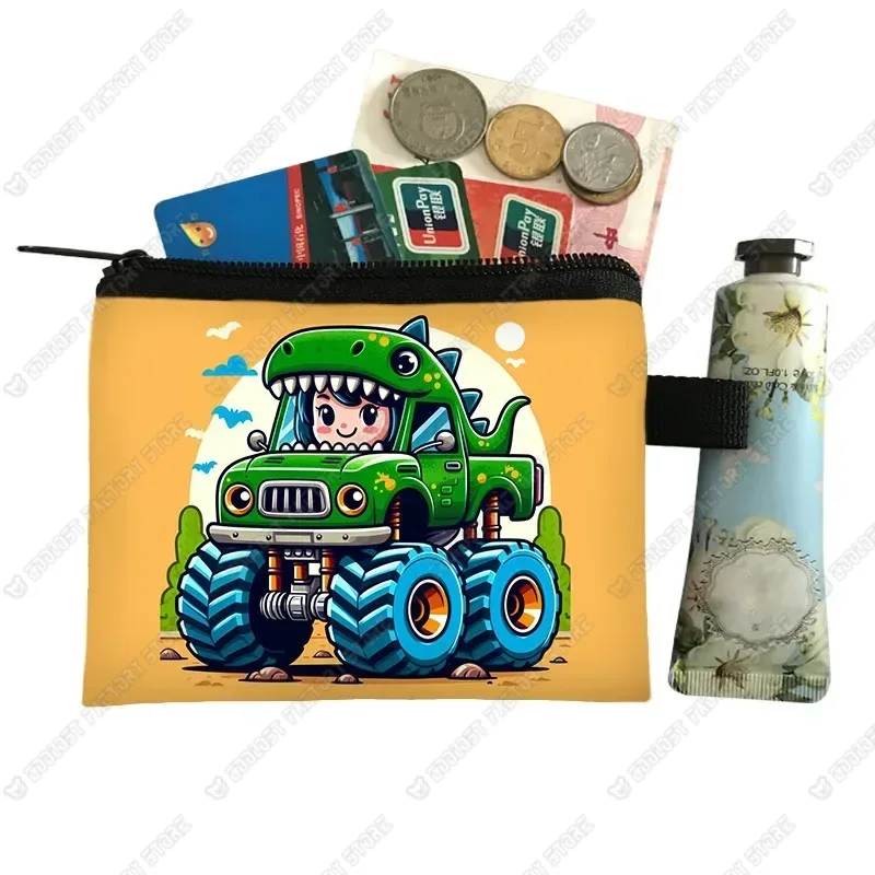 Cool Truck Print Coin Purses f - Kids Education Money avaliação e preço