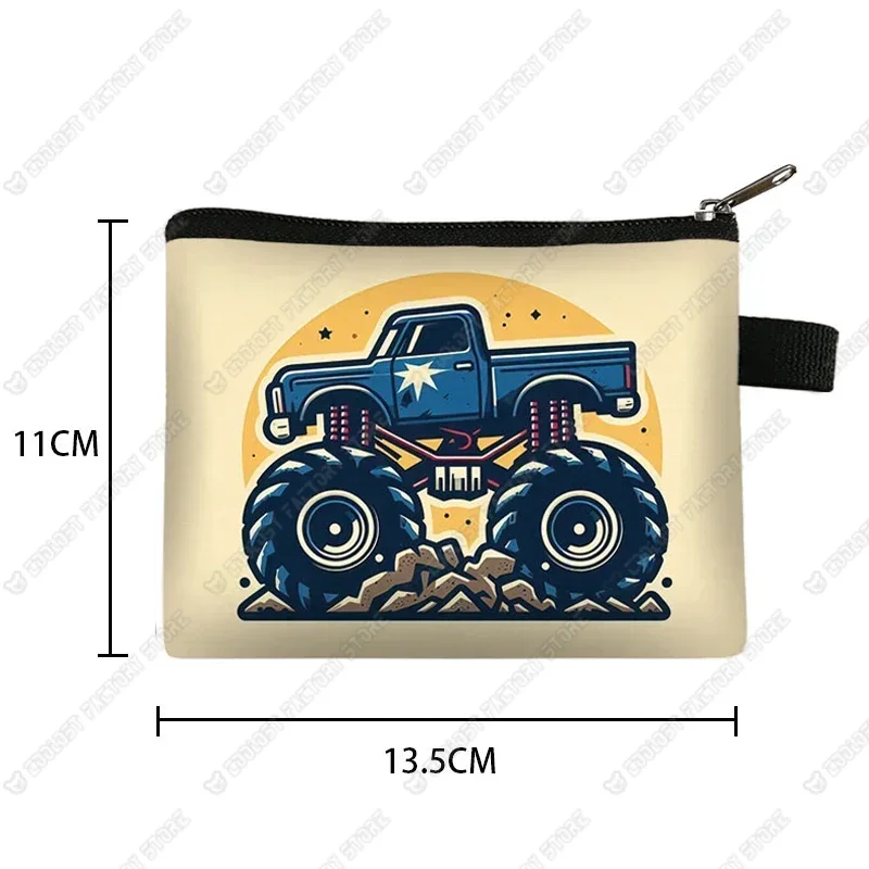 Cool Truck Print Coin Purses f - Kids Education Money avaliação e preço