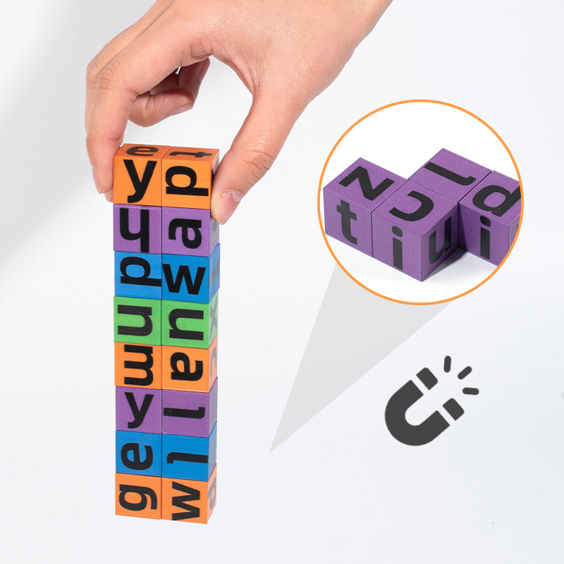 Cubo Magnético de Palavras par - English Kids Education avaliação e preço