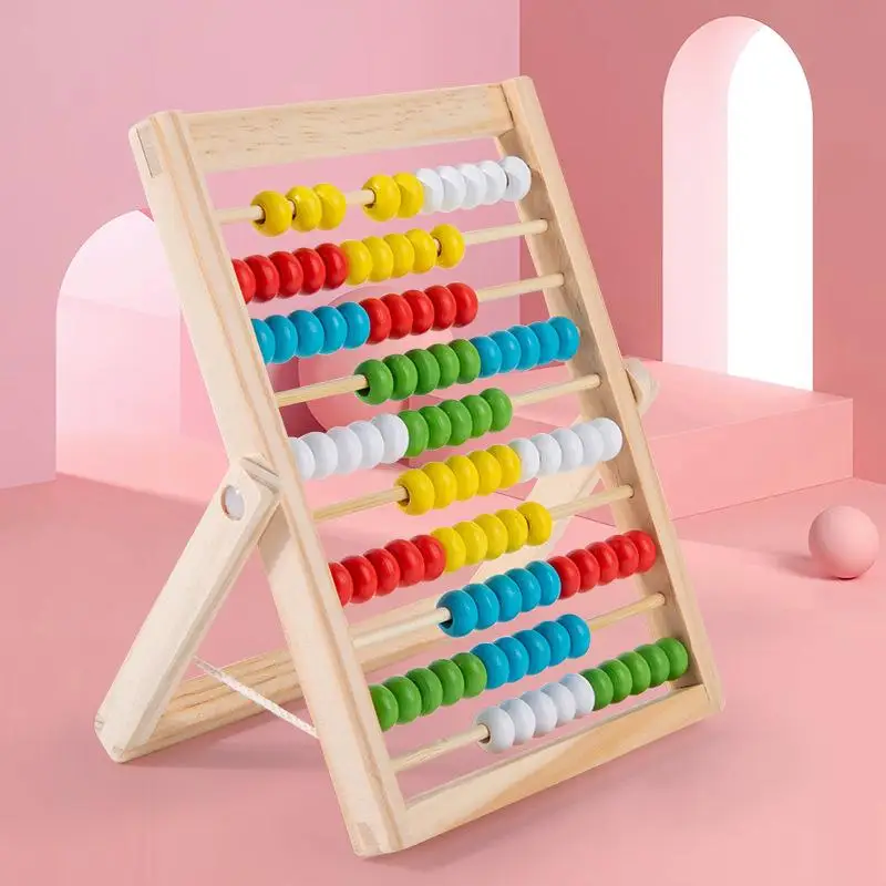 1 pçs montessori número aritmé - Abacus Counting Bead avaliação e preço