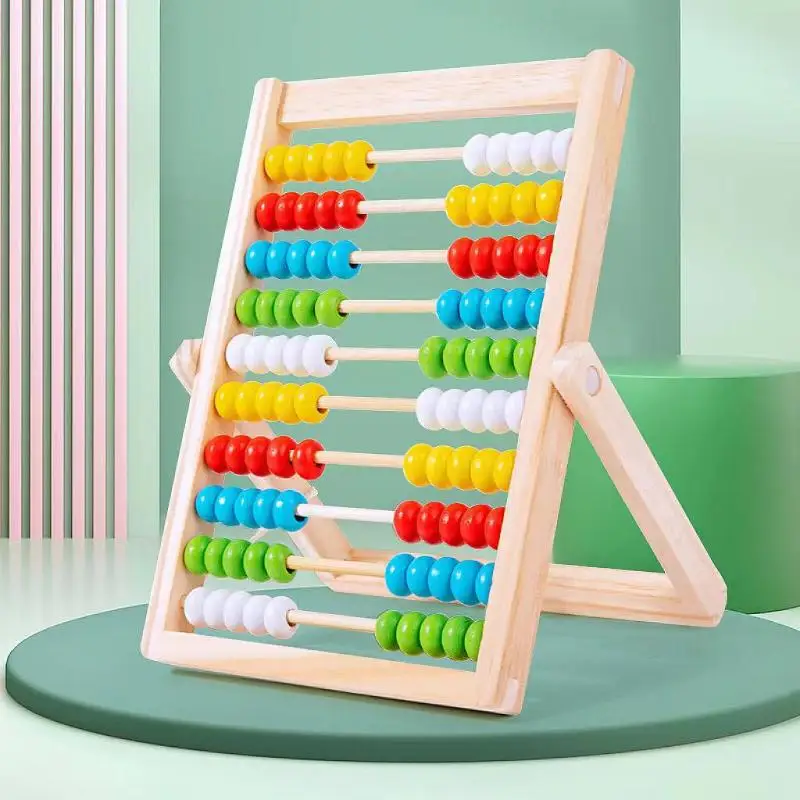 1 pçs montessori número aritmé - Abacus Counting Bead avaliação e preço