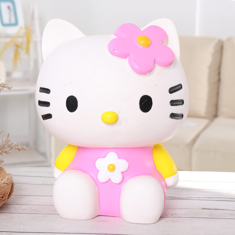 15cm hello kitty crianças cofr - Kids Education Money avaliação e preço
